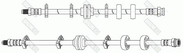 9002648 GIRLING Тормозной шланг (фото 1)