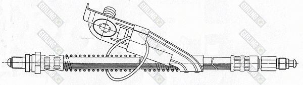 9003291 GIRLING Тормозной шланг (фото 2)