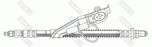 9003292 GIRLING Тормозной шланг (фото 1)