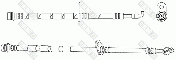 90041145 GIRLING Тормозной шланг (фото 2)