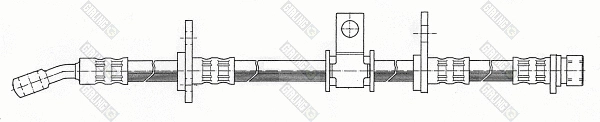 9004190 GIRLING Тормозной шланг (фото 2)