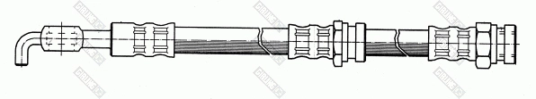 9004239 GIRLING Тормозной шланг (фото 1)