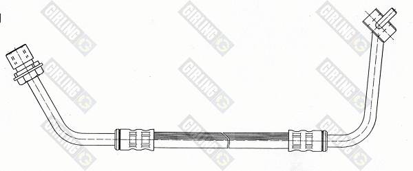 9004252 GIRLING Тормозной шланг (фото 1)