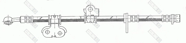 9004375 GIRLING Тормозной шланг (фото 1)