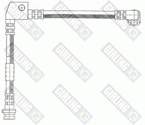 9004390 GIRLING Тормозной шланг (фото 2)