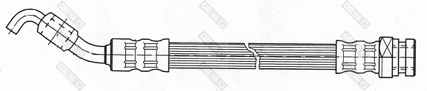 9004399 GIRLING Тормозной шланг (фото 1)