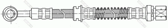 9004421 GIRLING Тормозной шланг (фото 1)