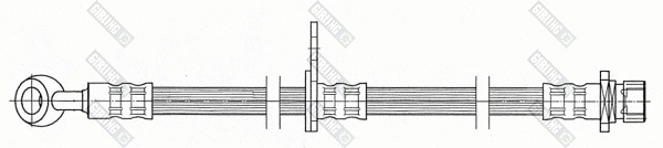 9004449 GIRLING Тормозной шланг (фото 1)