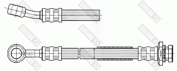 9004450 GIRLING Тормозной шланг (фото 1)