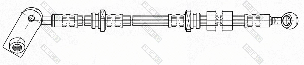 9004459 GIRLING Тормозной шланг (фото 1)