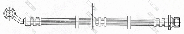 9004462 GIRLING Тормозной шланг (фото 1)