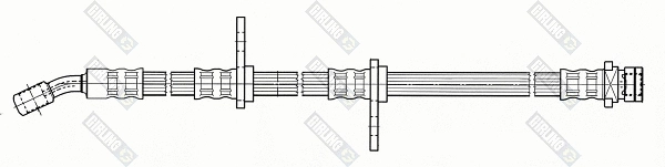 9004498 GIRLING Тормозной шланг (фото 1)