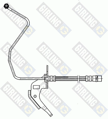 9004564 GIRLING Тормозной шланг (фото 1)