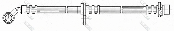 9004591 GIRLING Тормозной шланг (фото 2)
