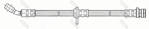 9004597 GIRLING Тормозной шланг (фото 2)