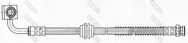 9004632 GIRLING Тормозной шланг (фото 1)