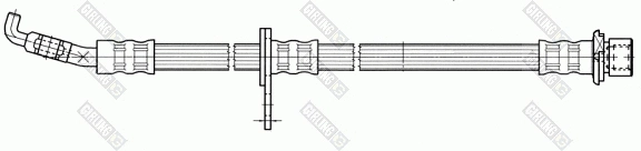 9004692 GIRLING Тормозной шланг (фото 1)