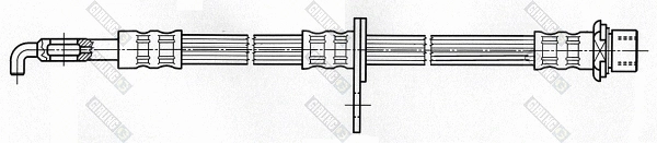 9004697 GIRLING Тормозной шланг (фото 2)