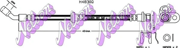 H4830Q KAWE Тормозной шланг (фото 1)