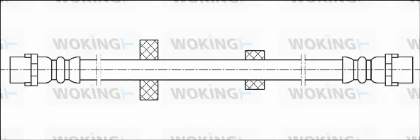 G1900.42 WOKING Тормозной шланг (фото 1)