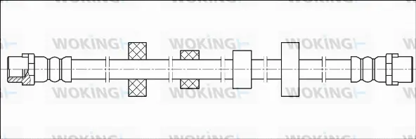 G1900.84 WOKING Тормозной шланг (фото 1)