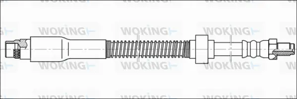 G1901.34 WOKING Тормозной шланг (фото 1)