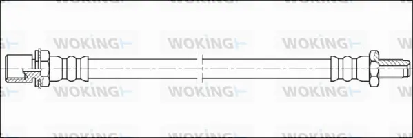 G1901.74 WOKING Тормозной шланг (фото 1)