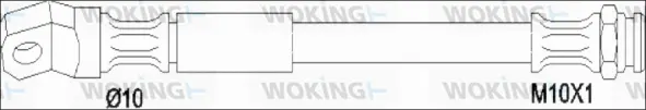 G1904.04 WOKING Тормозной шланг (фото 1)