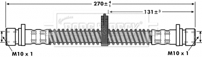 BBH7074 BORG & BECK Тормозной шланг (фото 1)