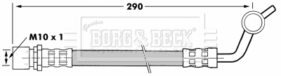 BBH7286 BORG & BECK Тормозной шланг (фото 1)