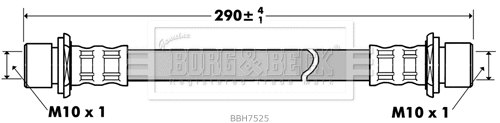 BBH7525 BORG & BECK Тормозной шланг (фото 1)