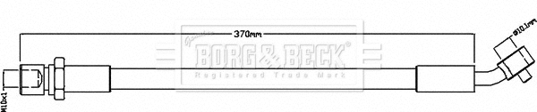 BBH7961 BORG & BECK Тормозной шланг (фото 1)