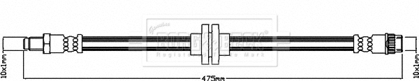 BBH8595 BORG & BECK Тормозной шланг (фото 1)