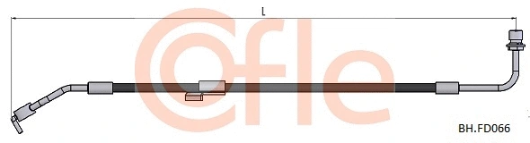 92.BH.FD066 COFLE Тормозной шланг (фото 1)