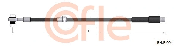92.BH.FI004 COFLE Тормозной шланг (фото 1)