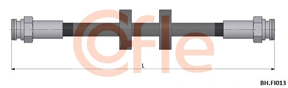 92.BH.FI013 COFLE Тормозной шланг (фото 1)