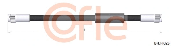 92.BH.FI025 COFLE Тормозной шланг (фото 1)