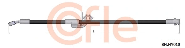92.BH.HY010 COFLE Тормозной шланг (фото 1)