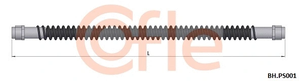 92.BH.PS001 COFLE Тормозной шланг (фото 1)