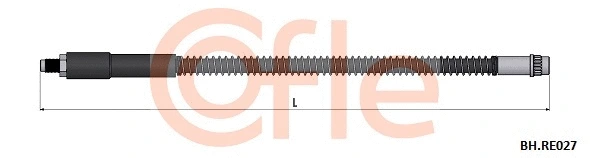 92.BH.RE027 COFLE Тормозной шланг (фото 1)