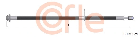 92.BH.SU024 COFLE Тормозной шланг (фото 1)