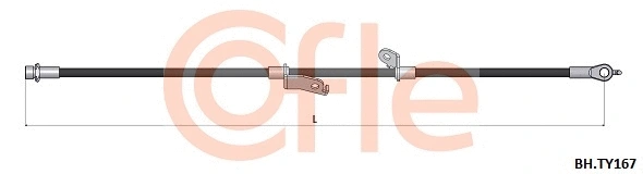 92.BH.TY167 COFLE Тормозной шланг (фото 1)