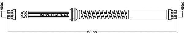 JBH1133 JURATEK Тормозной шланг (фото 1)