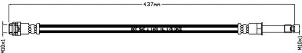 JBH1171 JURATEK Тормозной шланг (фото 1)