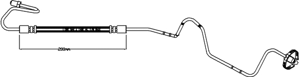 JBH1191R JURATEK Тормозной шланг (фото 1)