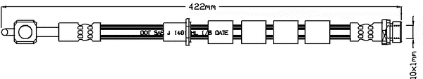 JBH1252R JURATEK Тормозной шланг (фото 1)