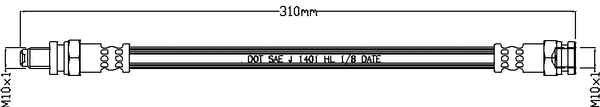 JBH1322 JURATEK Тормозной шланг (фото 1)