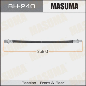BH-240 MASUMA Тормозной шланг (фото 1)