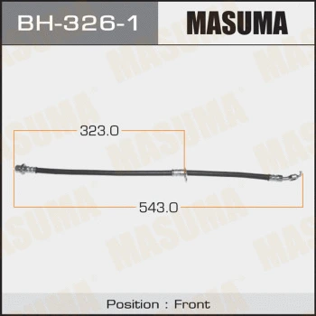 BH-326-1 MASUMA Тормозной шланг (фото 1)