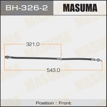 BH-326-2 MASUMA Тормозной шланг (фото 1)
